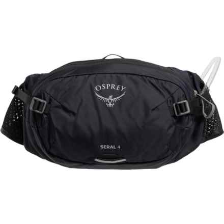 Osprey Seral 4 L Lumbar PackFinder Hydration Pack - 50 oz. Reservoir, Black in Black