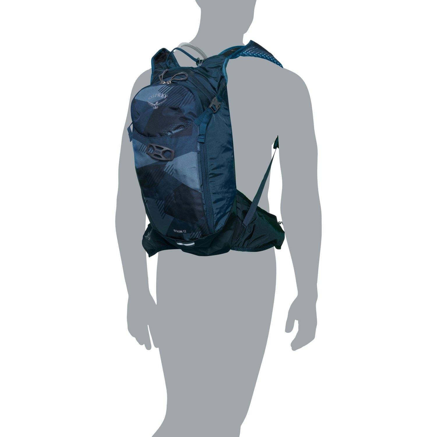 Osprey Siskin 12 L Hydration Pack 85 oz. Reservoir, Slate Blue Save 44