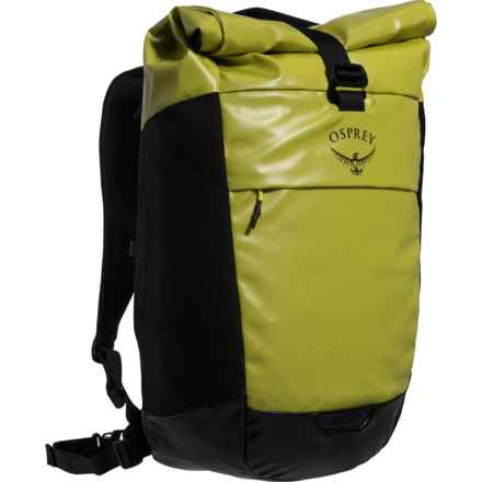 Transporter 25 L Roll-Top Backpack - Lemongrass Yellow-Black in Lemongrass Yellow/Black