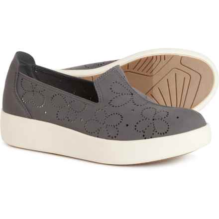OTBT Coexist Floral Platform Sneakers - Slip-Ons (For Women) in Grey