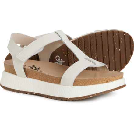 OTBT Mend Platform Sandals - Leather (For Women) in Chamois
