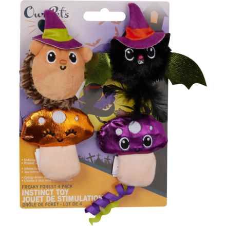 Our Pets Freaky Forest Cat Toys - 4-Pack in Freaky Forest