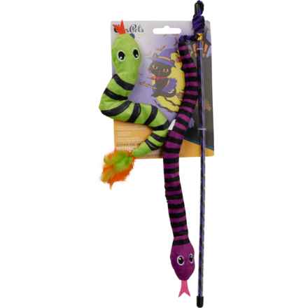 Our Pets Slither N’ Swat Wand and Kicker Cat Toys- 2-Pack in Slither/Swat