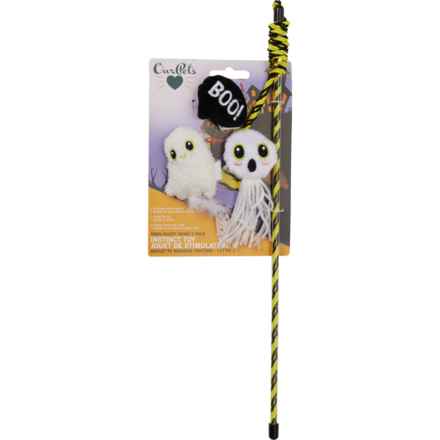 Our Pets Yarn Ghost Cat Wand -3-Pack in Ghost