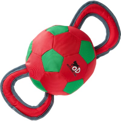 Outdoor Dog Ballistic Soccer Ball Dog Toy with Handles Save 53