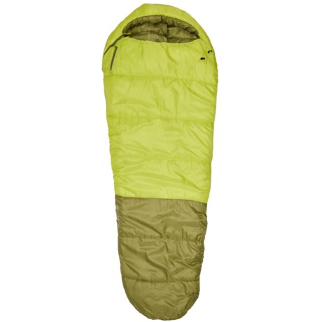 Outdoor Products 20°F Sleeping Bag - Mummy, Long in Lime Green