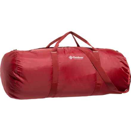 Outdoor Products Deluxe Duffel Bag with Travel Pouch - Large, Red in Red