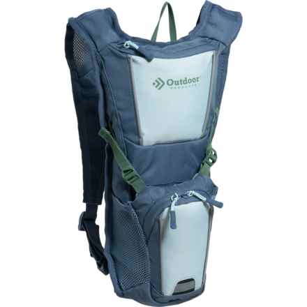 Outdoor Products Heights Hydration Backpack - 2 L Reservoir - Blue Fin-Clear Water-Dark Ivy in Blue Fin/Clear Water/Dark Ivy