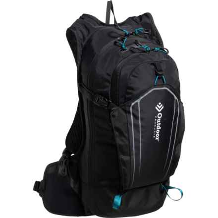 Outdoor Products Peak Trail 13 L Hydration Backpack - 67 oz. Reservoir, Black in Black