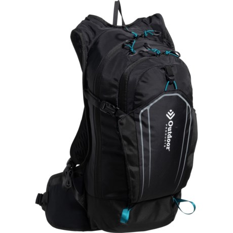 Outdoor Products Peak Trail 13 L Hydration Backpack - 67 oz. Reservoir, Black in Black