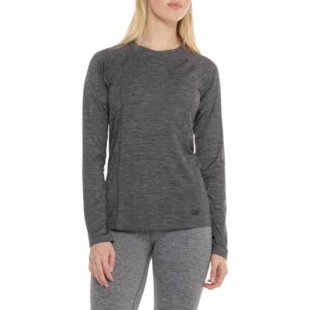 Outdoor Research Alpine Onset 150 Base Layer Top - Merino Wool, Long Sleeve in Charcoal Heather