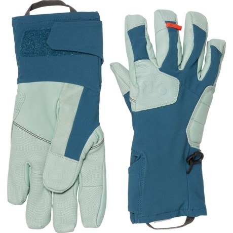 Outdoor Research Extravert Gloves (For Women) in Harbor/Sage