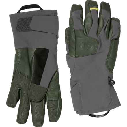 Outdoor Research Extravert Gloves in Charcoal/Verde