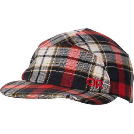 Outdoor Research Feedback Flannel Cap in Cranberry Plaid