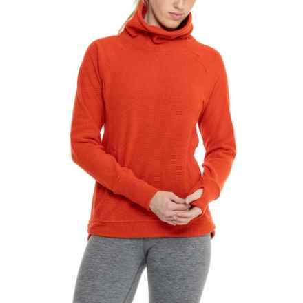 Outdoor Research Trail Mix Cowl Neck Shirt - Long Sleeve in Cranberry