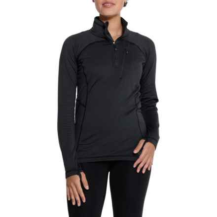 Outdoor Research Vigor Shirt - Zip Neck, Long Sleeve in Black