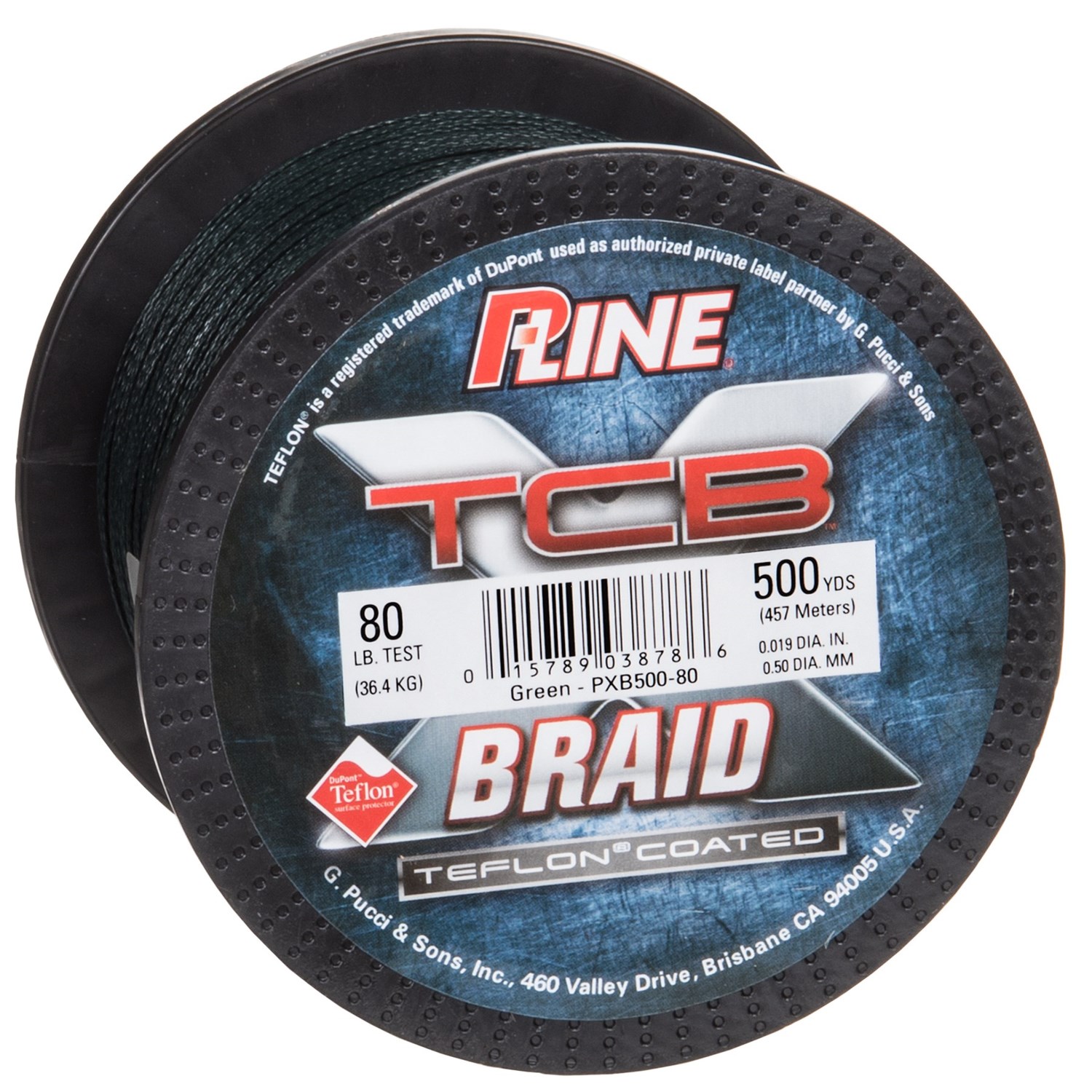 P-LINE P-Line TCB Teflon®-Coated Braided Fishing Line - 80 lb., 500 yds ...