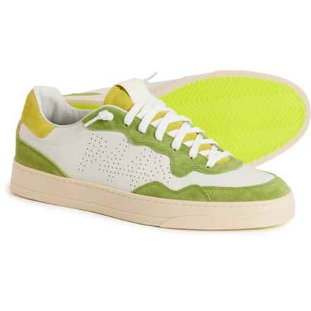 P448 Made in Italy Bali Lace-Up Sneakers - Leather (For Men) in Way/Whi