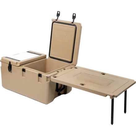 Pacbak P88-MK Cooler with Mobile Kitchen Solo - 88 qt. in Sand