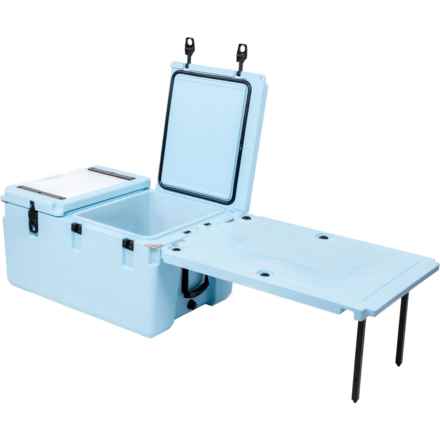 Pacbak P88-MK Cooler with Mobile Kitchen Solo - 88 qt. in Sky Blue