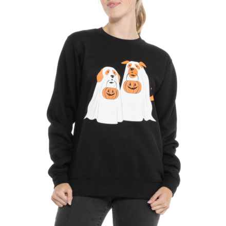 PACIFIC & CO Ghost Dogs Sweatshirt in Black