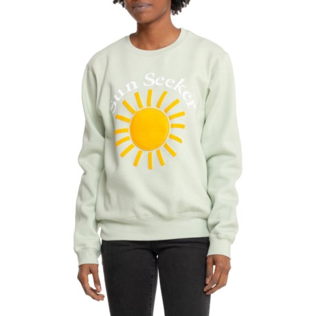 PACIFIC & CO Sun Seeker Sweatshirt in Pastel Green