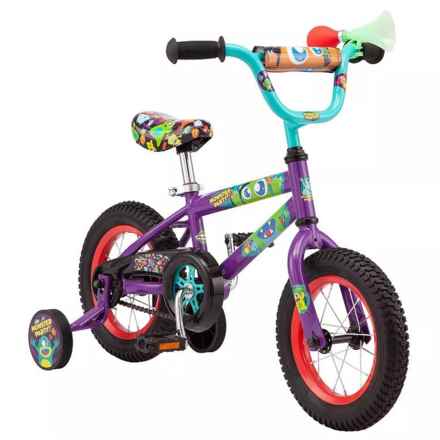 PACIFIC Funny Monsters Bicycle - 12” (For Boys and Girls) in Purple