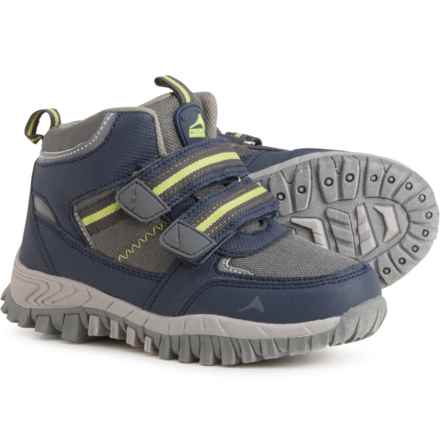 Pacific Mountain Boys Oslo Jr. Hiking Boots - Waterproof in Navy/Lime