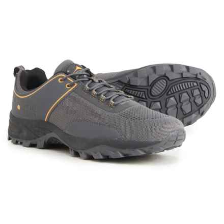 Pacific Mountain Sprinter Lo Trail Running Shoes - Waterproof (For Men) in Charcoal /Orange