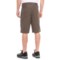 502MM_2 Pacific Trail Brown Comfort Stretch Shorts - UPF 30 (For Men)