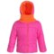 9500A_2 Pacific Trail Puffer Jacket with Neck Warmer - Fleece Lined (For Little Girls)