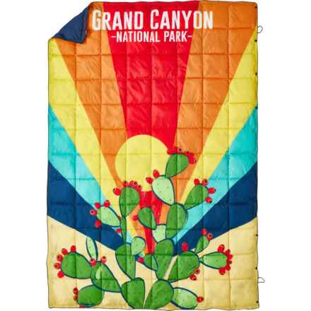 Pack Venture Grand Canyon National Park Packable Camping Blanket - 78x53” in Multi