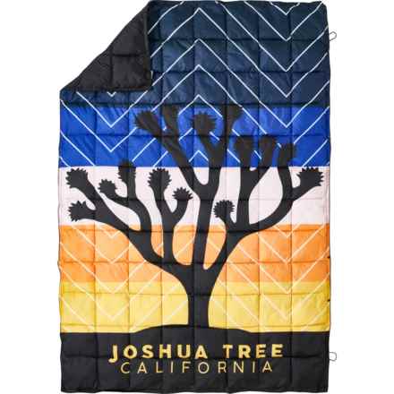 Pack Venture Joshua Tree National Park Packable Camping Blanket - 78x53” in Multi