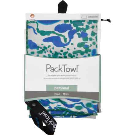 PackTowl Personal Hand Towel - 16.5x36” in Whirl Print