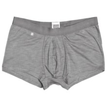 Pact Essentials Underwear - Trunks, Stretch Organic Cotton (For Men) in Heather Grey - Closeouts