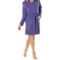 8467M_3 Paddi Murphy Softies by  Chenille Robe - Button Front, Long Sleeve (For Women)