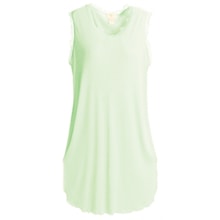 Paddi Murphy Softies Nightgown - Georgette Trim, Sleeveless (For Women) in Light Green - Closeouts