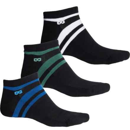 PAIR OF THIEVES Blackout + Whiteout Cushioned Low Cut Socks - 3-Pack, Below the Ankle (For Men) in Black