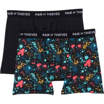 PAIR OF THIEVES Cave Painting SuperFit Boxer Briefs - 2-Pack in Black