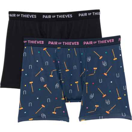 PAIR OF THIEVES Gone Rogue SuperFit Boxer Briefs - 2-Pack in Navy/Black