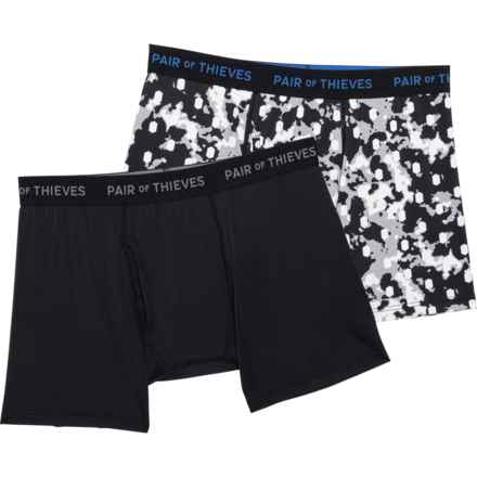 PAIR OF THIEVES Hex Bomb Superfit Boxer Briefs - 2-Pack in Black