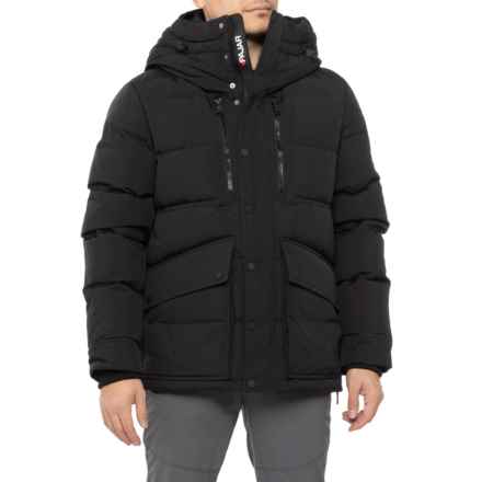 Pajar Antares Mixed Media Down Puffer Jacket - 550+ Fill Power in Black