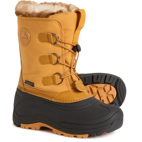 Pajar Boys and Girls Jackson Snow Boots - Waterproof in Brown