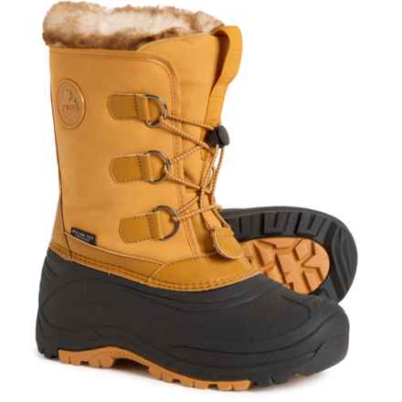 Pajar Boys and Girls Jackson Snow Boots - Waterproof in Tan