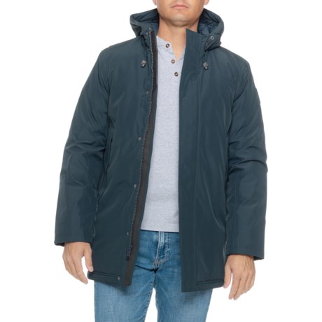 Pajar Cam Car Coat with Hood - Insulated in Navy