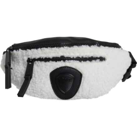 Pajar Faux Shearling Waist Pack in White