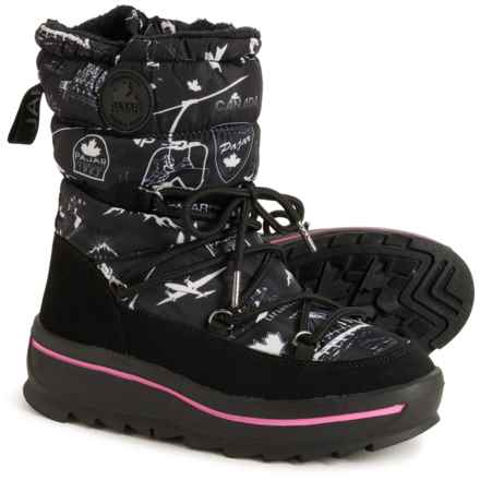 Pajar Girls Tirana Canada Snow Boots - Waterproof, Insulated in Black
