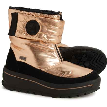 Pajar Girls Tirana Snow Boots - Waterproof, Insulated in Black/Gold