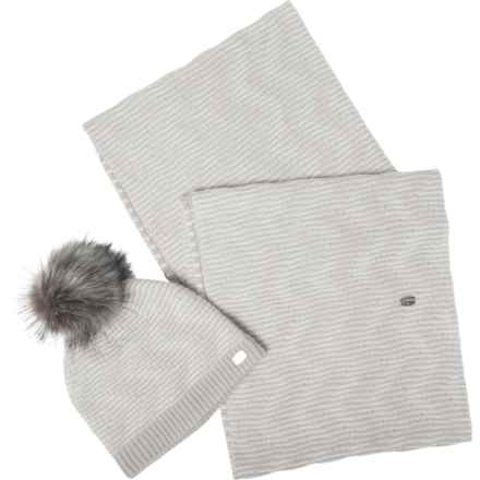 Pajar Martha Hat and Infinity Scarf Set (For Women) in Silver