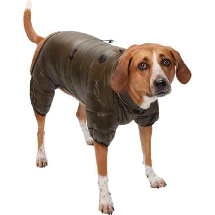 Pajar Vinnie Quilted Dog Snowsuit - Insulated in Military